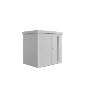 Biohort | Berging Neo 1B | Dubbele Deur | Zilver-Metallic
